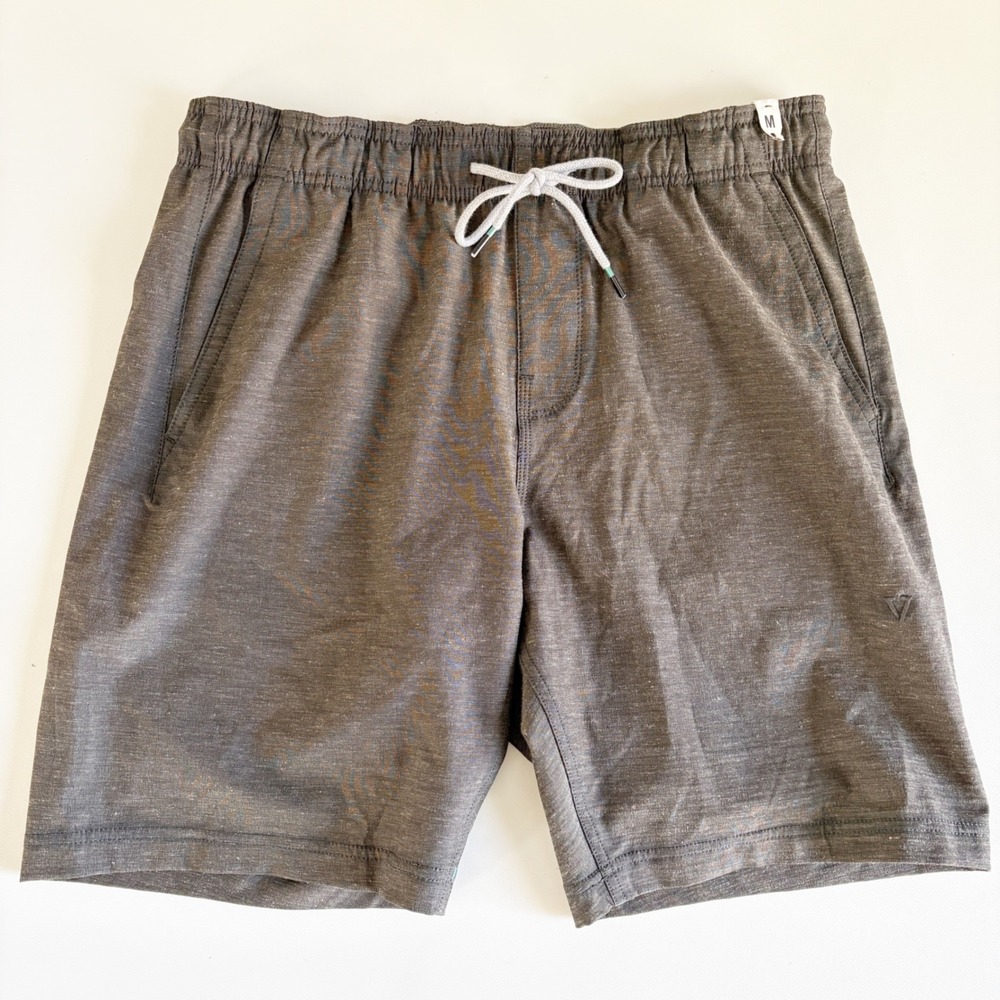 NWT Vissla Mens No See Ums Hybrid Eco Charcoal Gray Surf Outdoor Shorts Size M